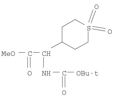 Methyl 2-((tert-butoxycarbonyl)amino)-2-(1,1-dioxidotetrahydro-2H-thiopyran-4-yl)acetate